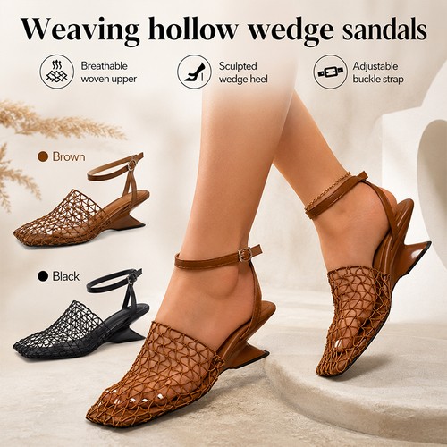 Sandali donna rete punta - a,