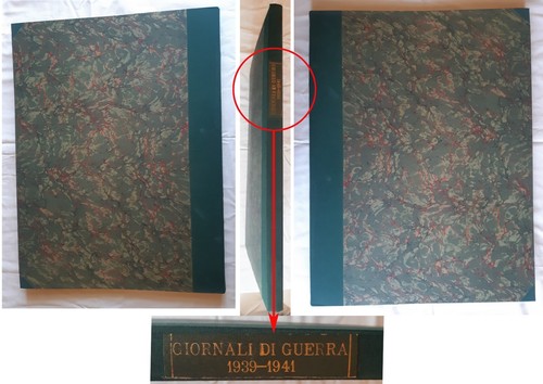 Giornali guerra rilegati - di,