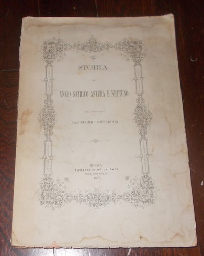 Storia anzio satrico - anzio,