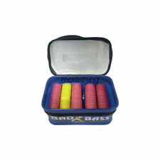 BAD BASS PORTARUZZOLE TEMINAILI PESCA SURFCASTING CON 60 RUZZOLE AVVOLGILENZA