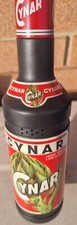 CYNAR RADIO PUBBLICITARIA  BOTTIGLIA CON SCATOLA  FUNZIONANTE VINTAGE