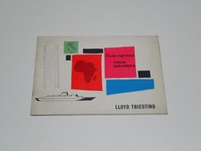 MOTONAVI NAVE TRANSATLANTICI AFRICA - EUROPA BROCHURE DEPLIANT