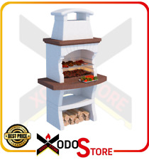 Barbecue A LEGNA in muratura LINEA VZ modello MAIORCA - mail x sconto