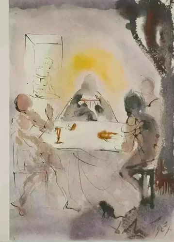 Salvador dali litografia - dali,