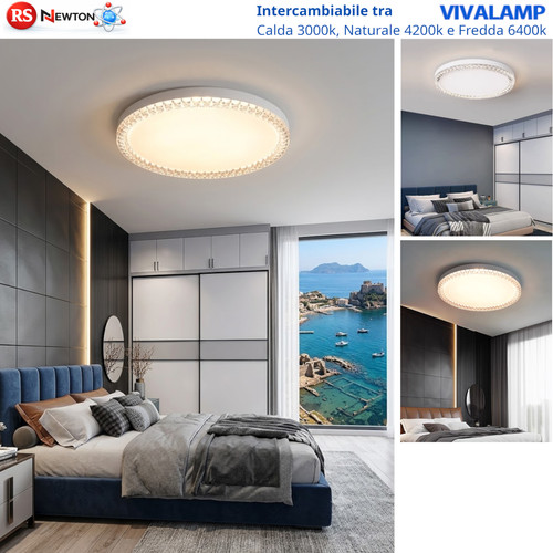 Plafoniera led 80w 7200lm - led, cct