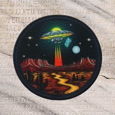 Patch UFO ricamata applique