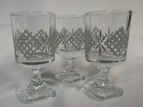 Set bicchieri vintage in - 3,