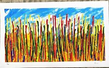 MARIO SCHIFANO-  SERIGRAFIA MATERICA  CM 60 X 100