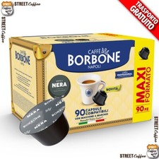 90 180 270 360 Capsule Compatibili Dolce Gusto caffè Borbone Miscela Nera Nero N