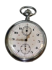 OROLOGIO DA TASCA CRONOGRAFO A COLONNA ALTA QUALITÀ FUNZIONANTE