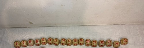 Biliardo numeri cubetti - n°17,