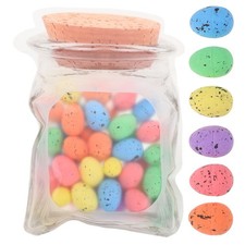  1 sacchetto decoro di party pasquale mini schiuma ornamenti di uova da tavolo