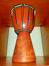 Jambe Jhambè Bongo Bonghetto percussione, Tamburo Africano Djembe inciso a mano