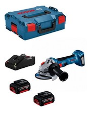Smerigliatrice Angolare BOSCH GWS 18V-8 125mm (2 x 4,0 Ah + GAL18V-40 + L-Boxx 1
