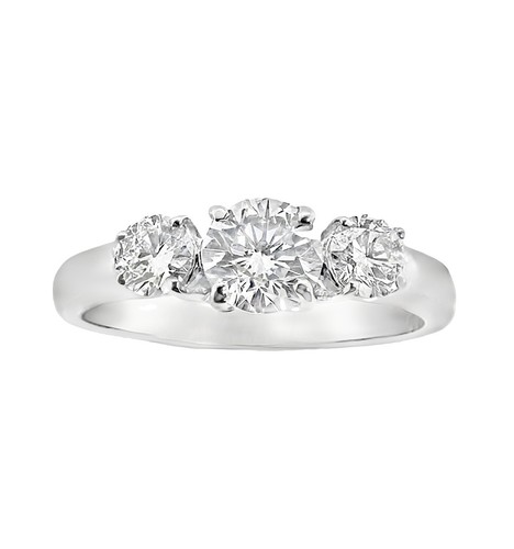 Anello trilogy oro bianco - , 18