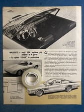 Rara Pubblicita’ MASERATI