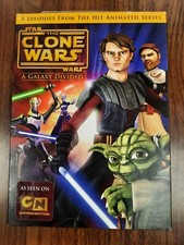 Star Wars Clone Wars DVD A Galaxy Divided Animated Sci-Fi TV Series