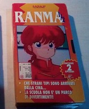 VHS Ranma 1/2 n.1 primi due episodi anime manga giapponesi cartoni animati