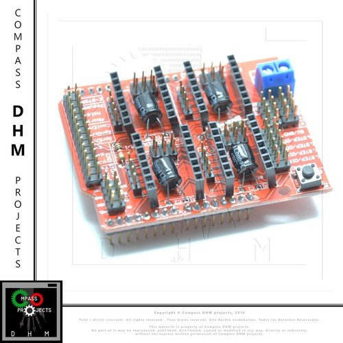 Uno cnc shield a4988 - uno, v3.0