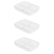  3pcs frigorifero fresco contenitore contenitore di stoccaggio alimentare