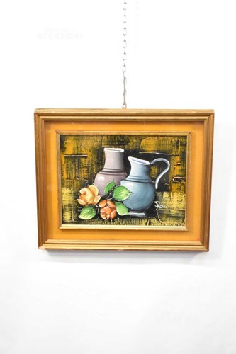 Quadro dipinto natura morta - quadro,