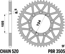 CORONA ERGAL 42 DENTI PER TM