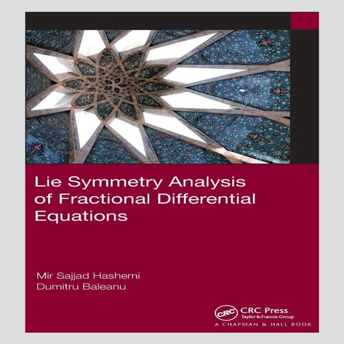 Lie symmetry analysis - lie,