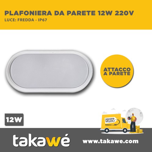 Plafoniera led smd 12w - led,