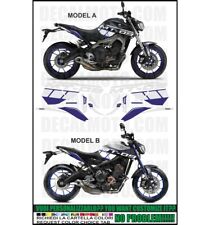 ADESIVI MT 09 / FZ 09 2013 2016 SIGN BLU RACE KIT COMPATIBILE