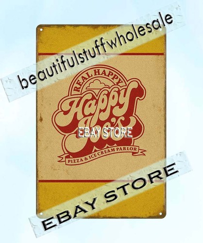 Insegna latta happy - in,