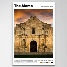 Poster da viaggio Alamo Texas
