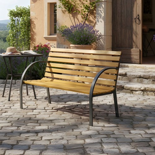 Panchina ferro legno - panchina,