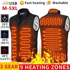 9 zone gilet riscaldato