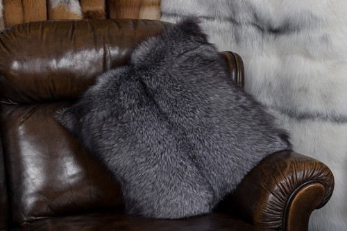 Cuscino pelliccia volpe - in,