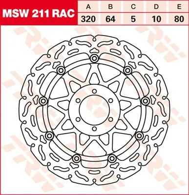 Trw msw211rac dischi - msw211rac, rac