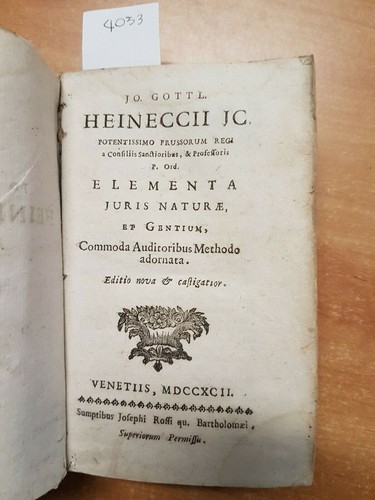 Gottl heiniccii - gottl, jc