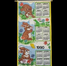 Vintage 1990 felt wall - 1990,