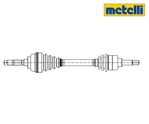 Drive shaft metelli - drive,