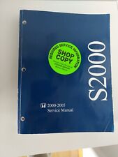 Honda S2000 Service Manual - manuale officina