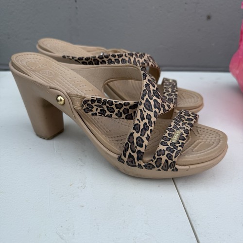 Sandali con tacco crocs - tacco,