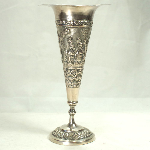 Vaso tromba argento - , indiano