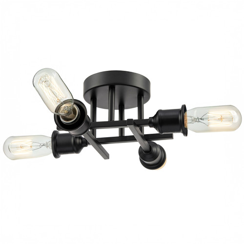 Industrial vintage matte black - matte,