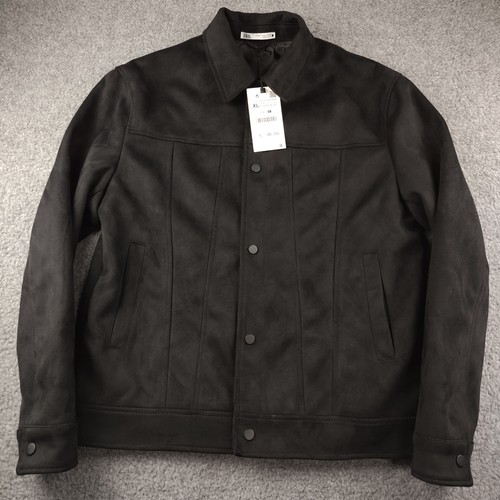 Giacca zara nera - zara, ecopelle