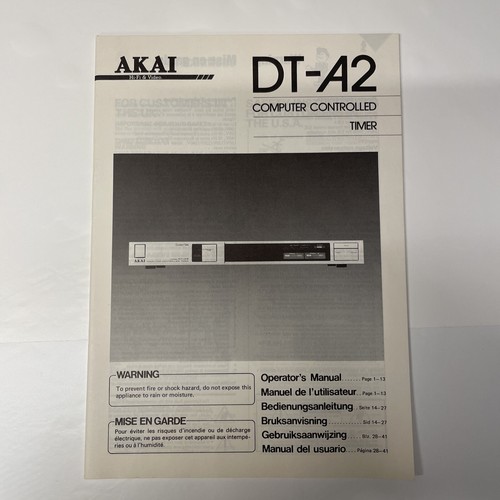 Akai video - dt-a2, &
