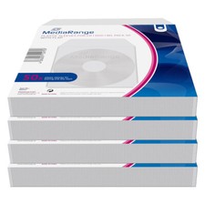50x4 MediaRange BOX64 Bustine PVC con chiusura ad aletta