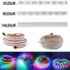 Striscia LED WS2812B 5050 RGB 30/60/144LED/M WS2812 IC indirizzabile individuale