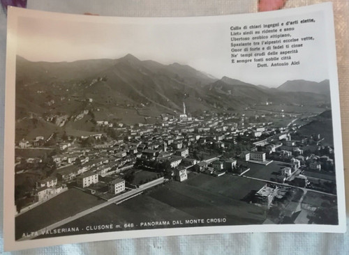 Clusone panorama dal - -, monte