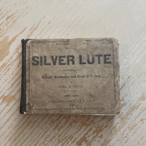 Antique 1867 silver lute - lute, f