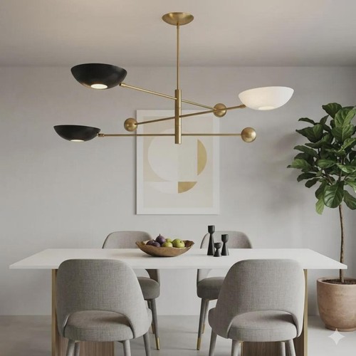 Lampadario diabolo ottone - diabolo, in