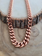 Collana catena cubana rame